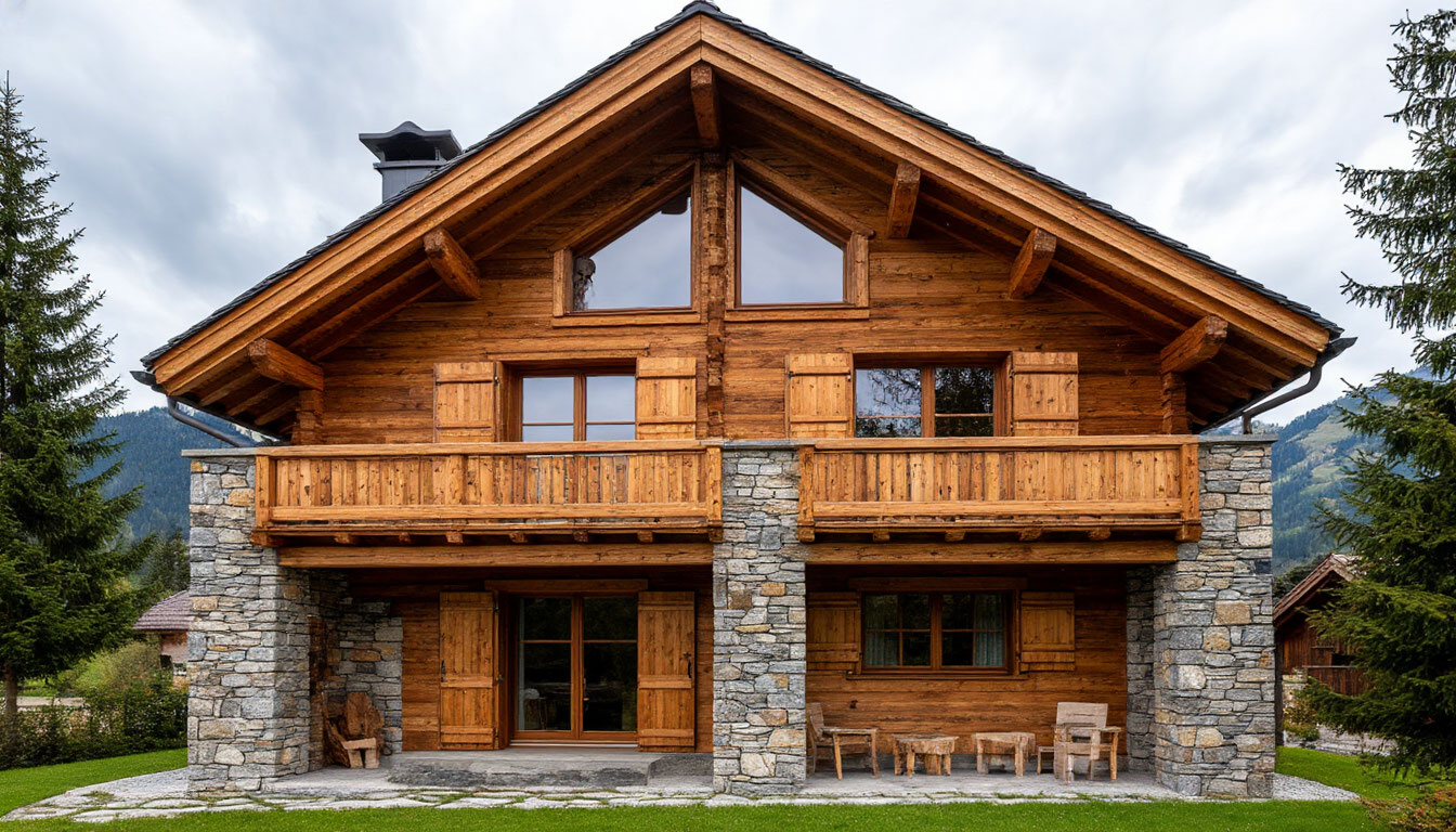 Комбинированный фасад